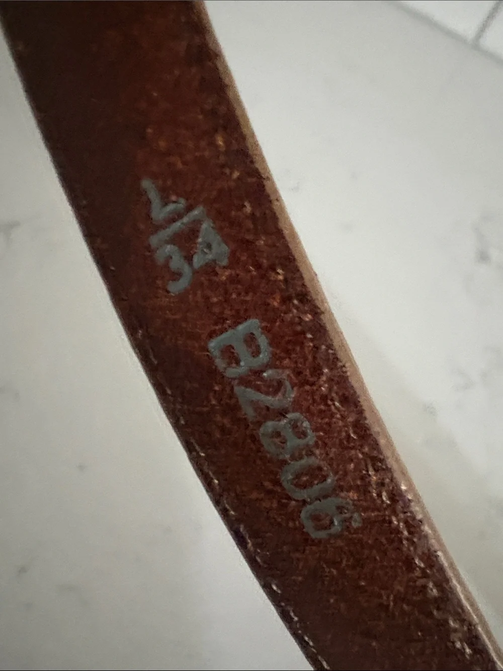 Women’s Brighton Brown Leather Belt with Decorative Silver Buckle (L 34)